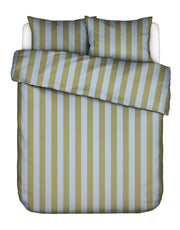 Essenza Baumwollsatin Bettwäsche Minte Stripe