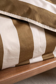 Essenza Baumwollsatin Bettwäsche Minte Stripe