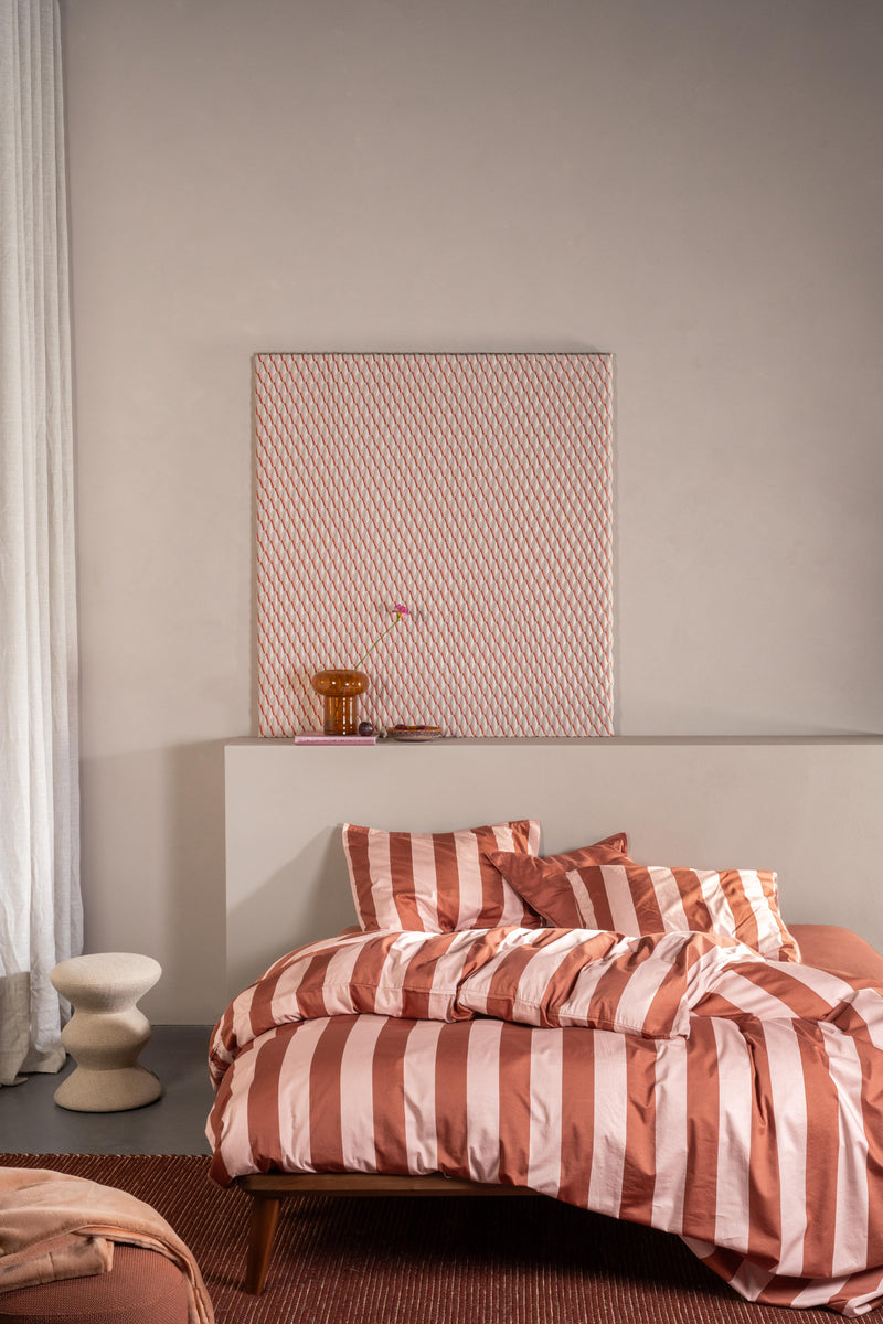 Essenza Baumwollsatin Bettwäsche Minte Stripe