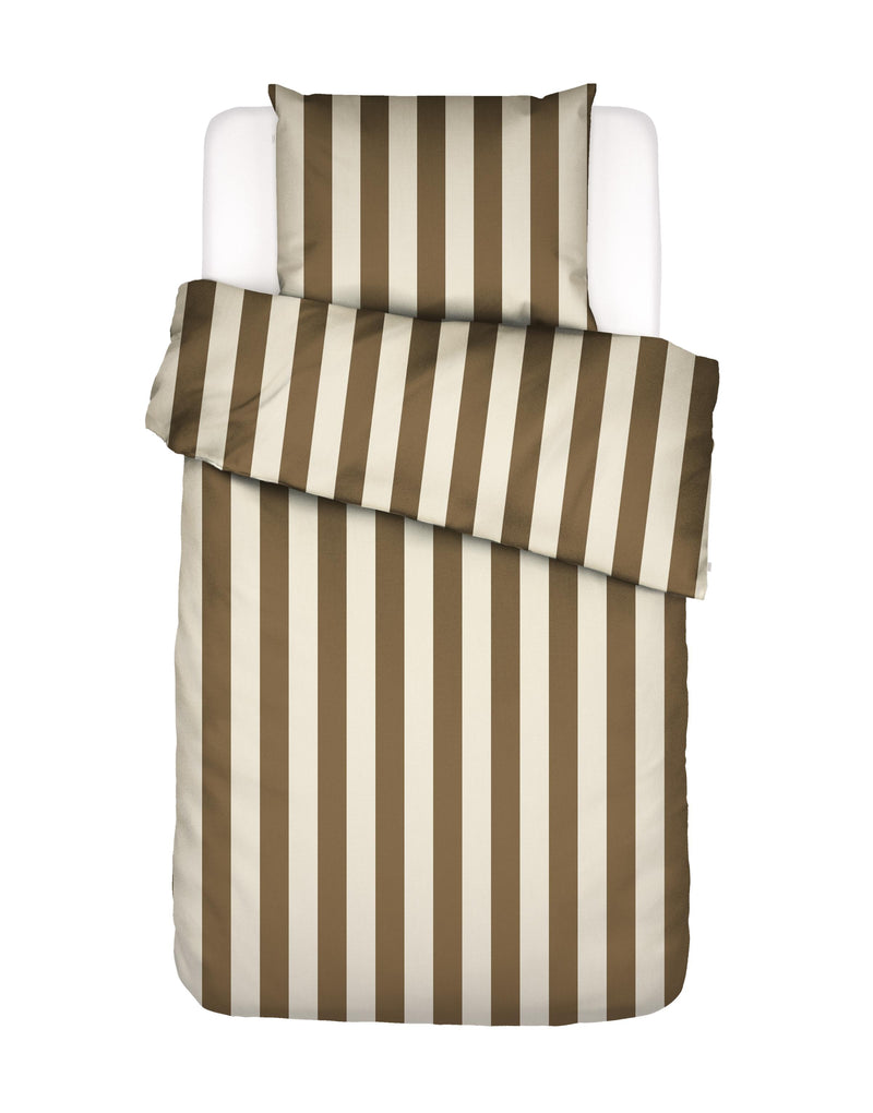 Essenza Baumwollsatin Bettwäsche Minte Stripe