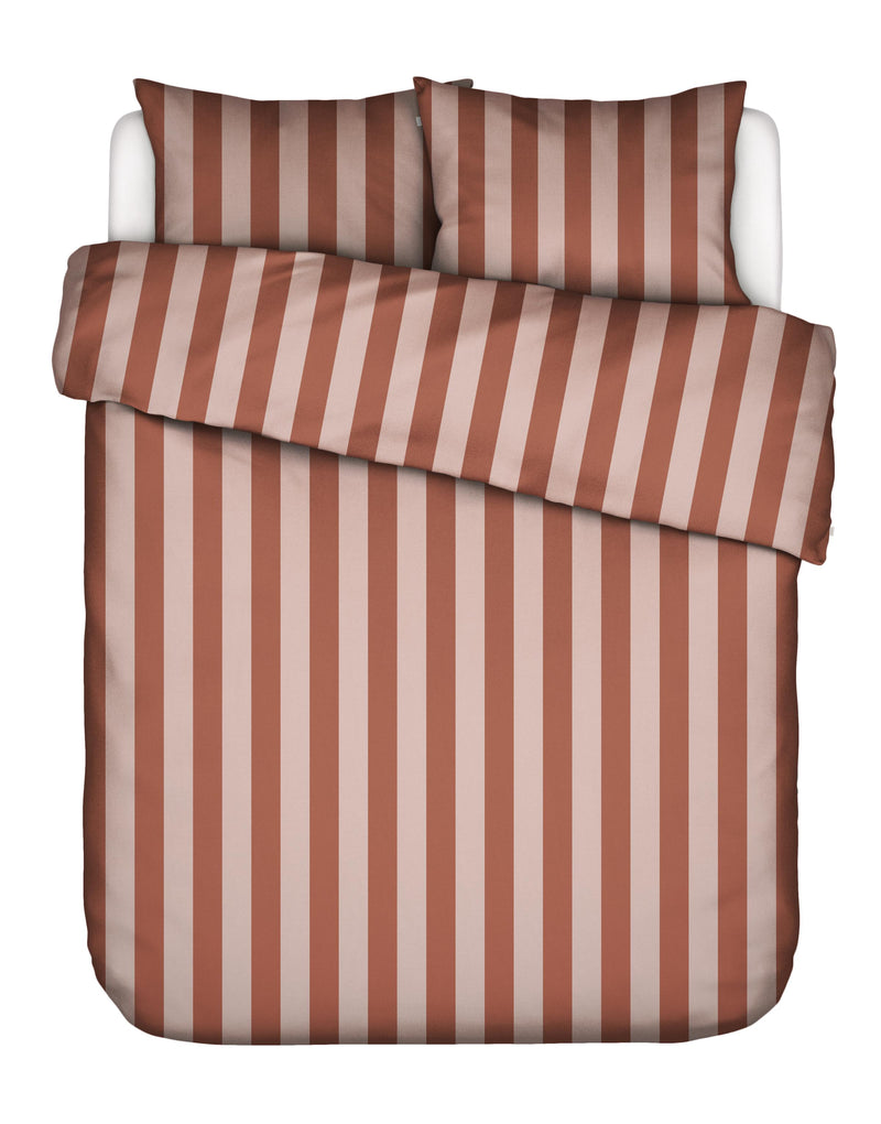 Essenza Baumwollsatin Bettwäsche Minte Stripe