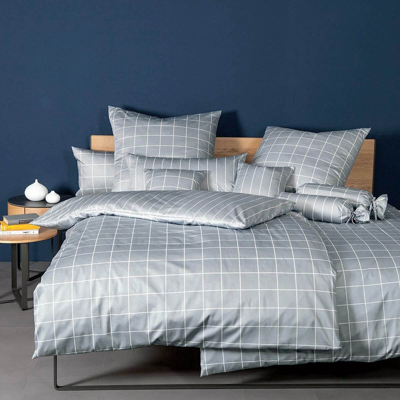 Satin-Bettwäsche Modernclassic 39025 platin