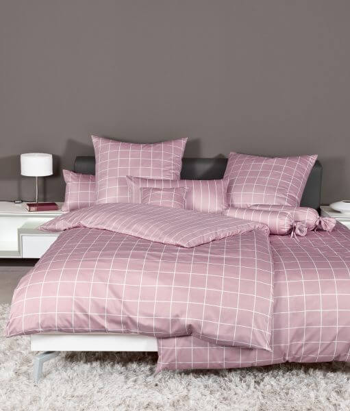 Satin-Bettwäsche Modernclassic 39025 kreiderosé