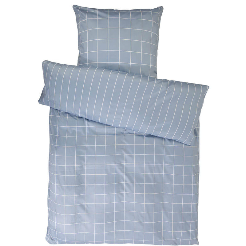Satin-Bettwäsche Modernclassic 39025 perlblau