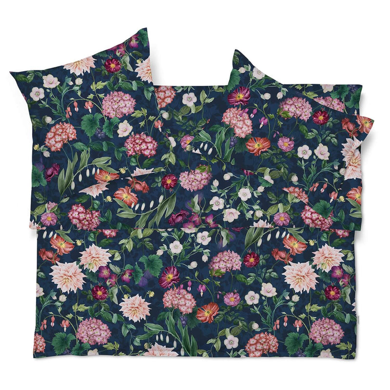 Satin Bettwäsche OPHELIA bleu