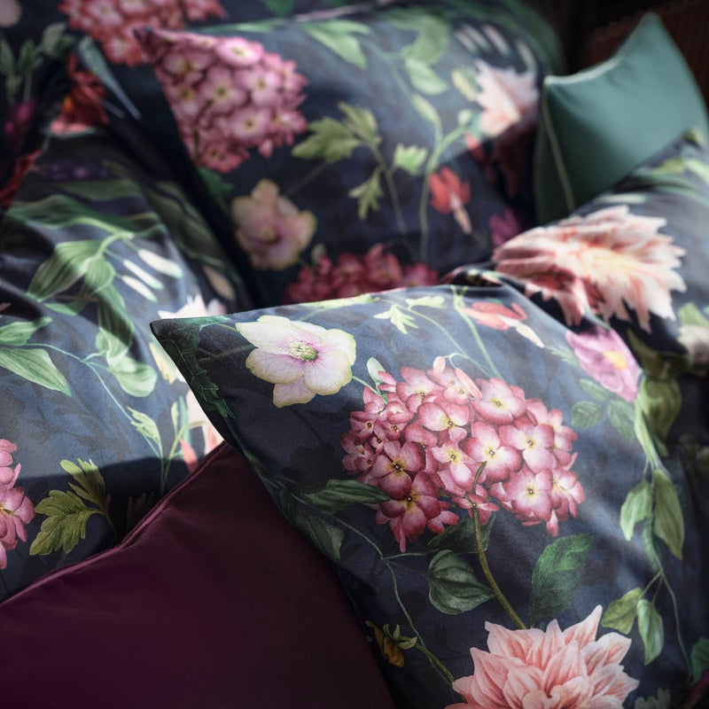 Satin Bettwäsche OPHELIA bleu
