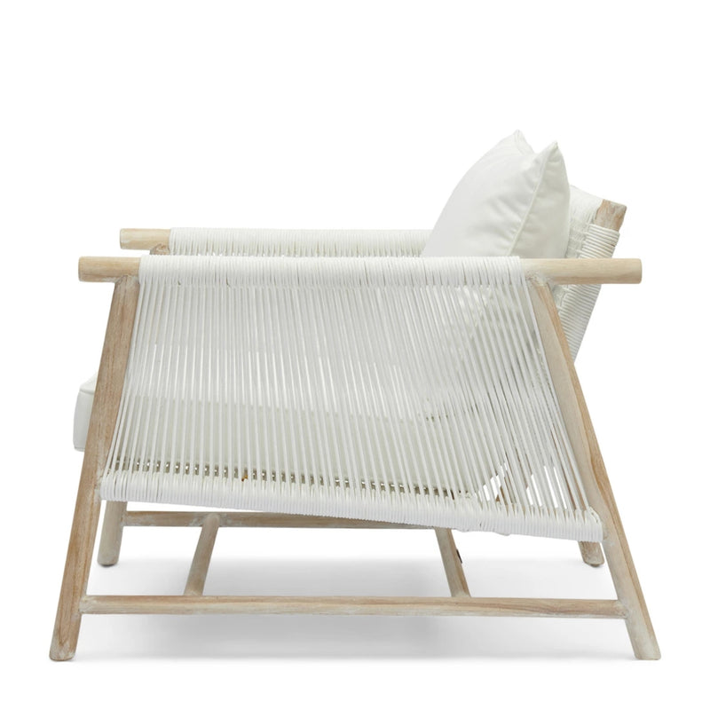 Outdoor-Loungesessel Saint Tropez, weiß
