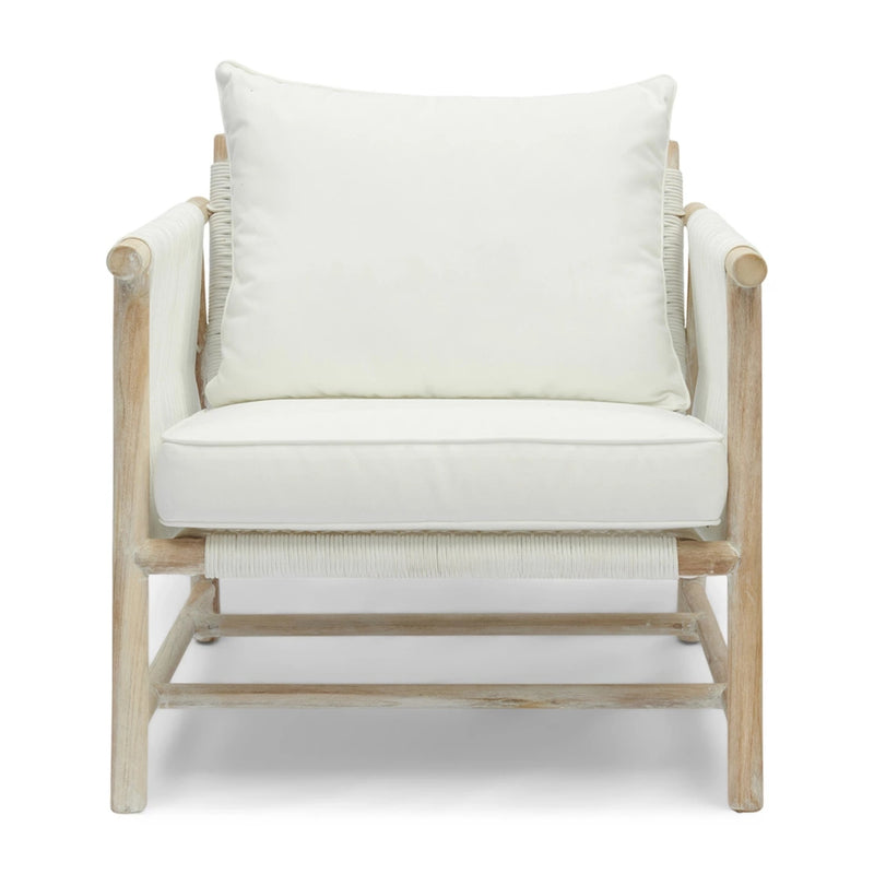 Outdoor-Loungesessel Saint Tropez, weiß