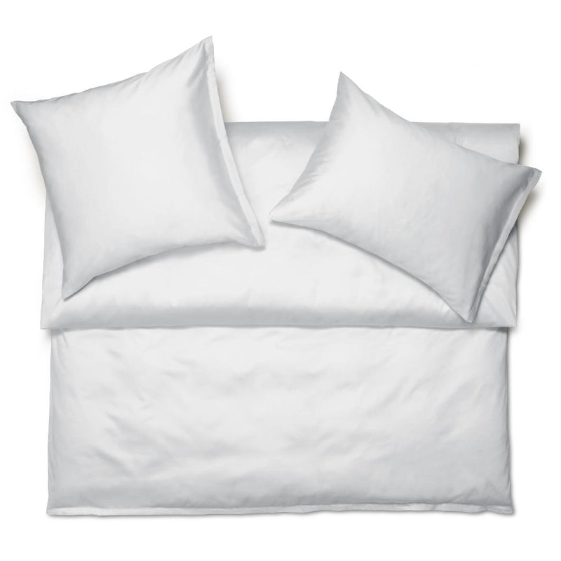 Satin Bettwäsche NOBLESSE Uni Argent