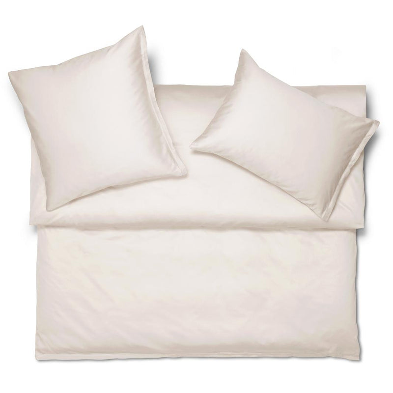 Satin Bettwäsche NOBLESSE Uni Ecru