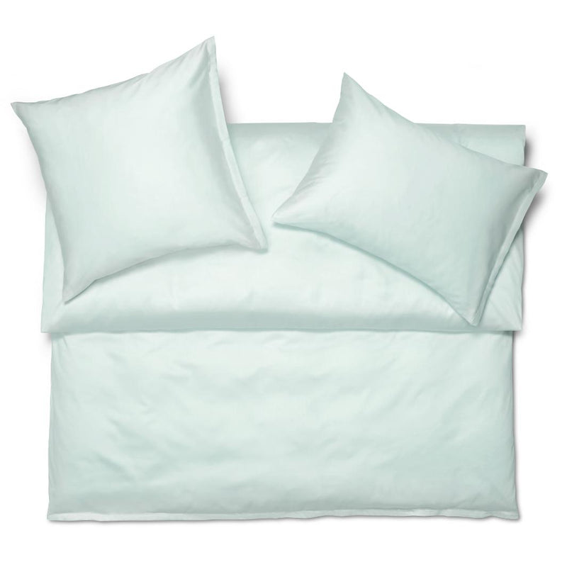 Satin Bettwäsche NOBLESSE Uni Lagon
