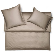 Satin Bettwäsche NOBLESSE Uni Marron