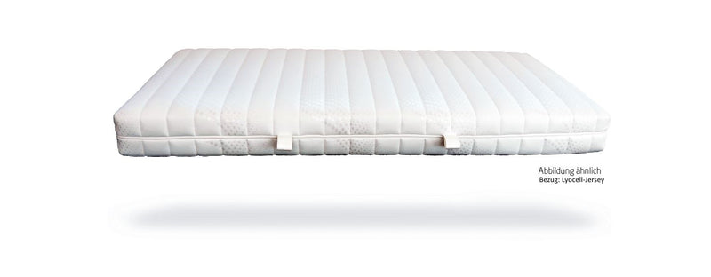 SET 2 Komfortbett hohes Fußteil inklusive Matratze und motorisiertem Rost