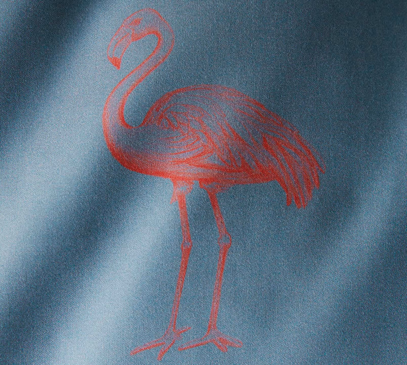 Mako Satin Bettwäsche Explorer mit Tiermotiven – Ozeanblau