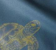 Mako Satin Bettwäsche Explorer mit Tiermotiven – Ozeanblau