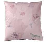 Mako Satin Bettwäsche Explorer mit Tiermotiven – Rose