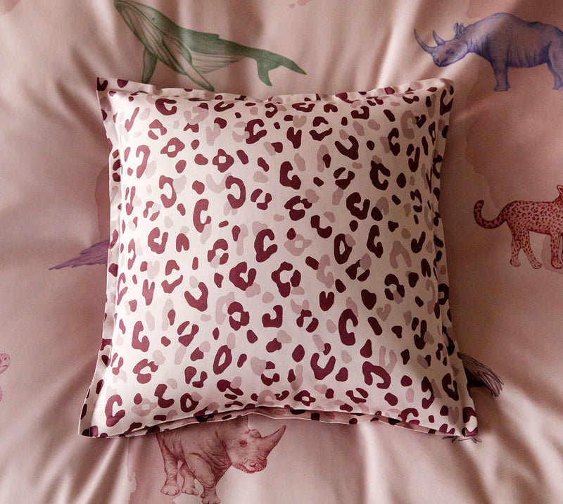 Mako Satin Bettwäsche Explorer mit Tiermotiven – Rose