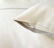 Mako Satin Wende-Bettwäsche You & Me mit Katzenmotiv – Creme