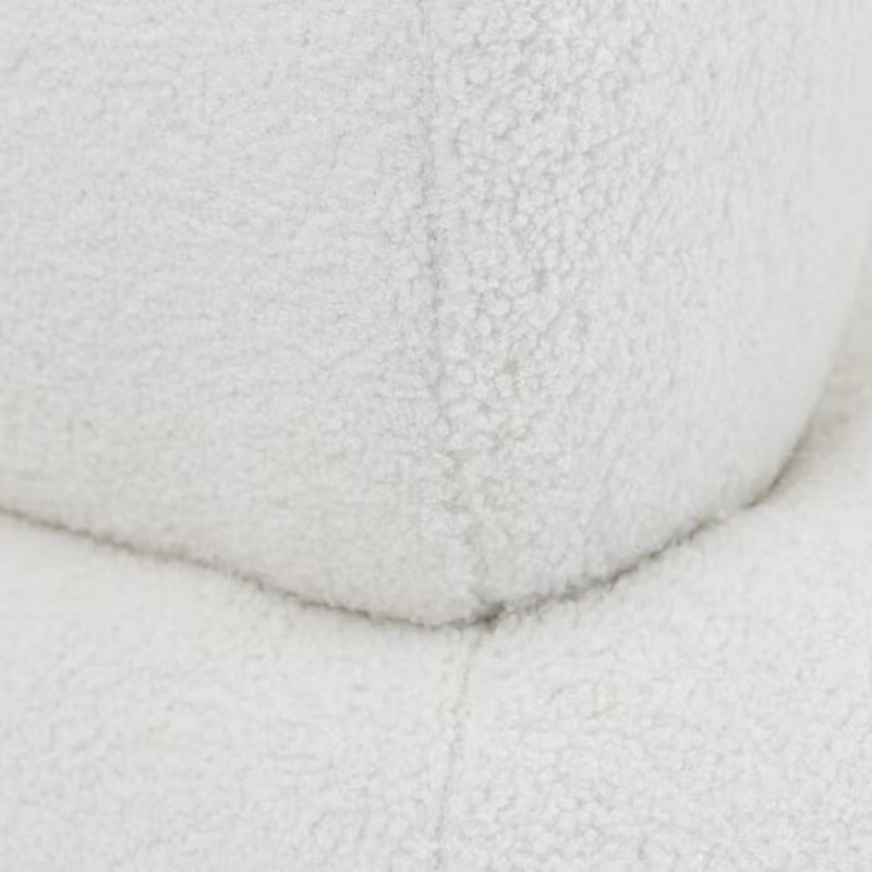 Sessel Orlando Bouclé Weiss