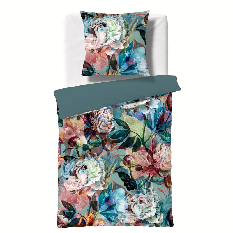 Flanell-Wendebettwäsche mit Samt-Finish Valencia Multicolor
