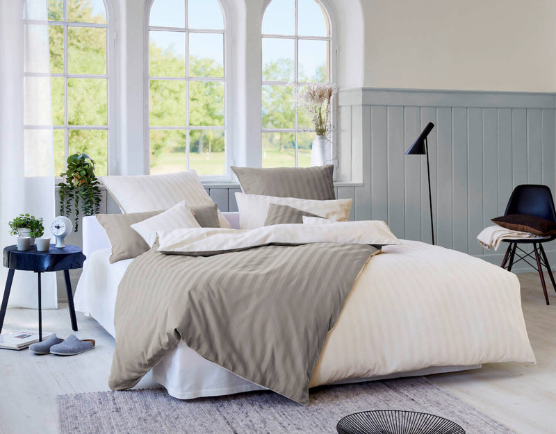 Bio Satin-Wendebettwäsche Linea