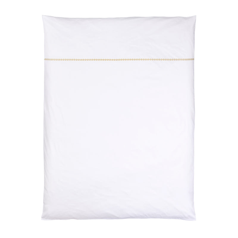 Satin-Bettwäsche Cadena – Gold