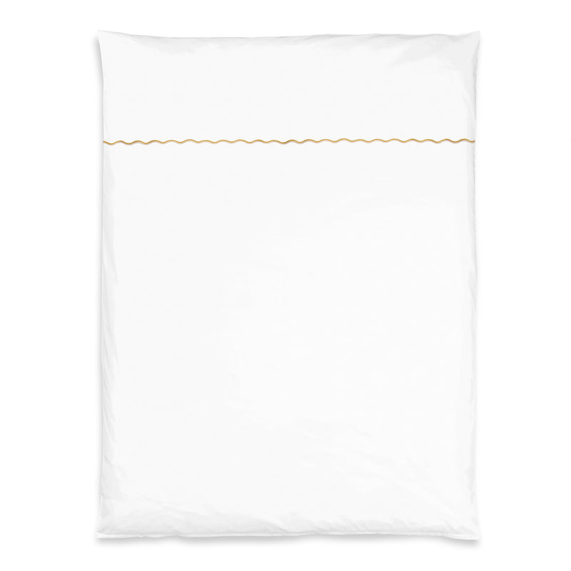 Satin-Bettwäsche Onda – Gold