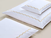 Satin-Bettwäsche Onda – Gold