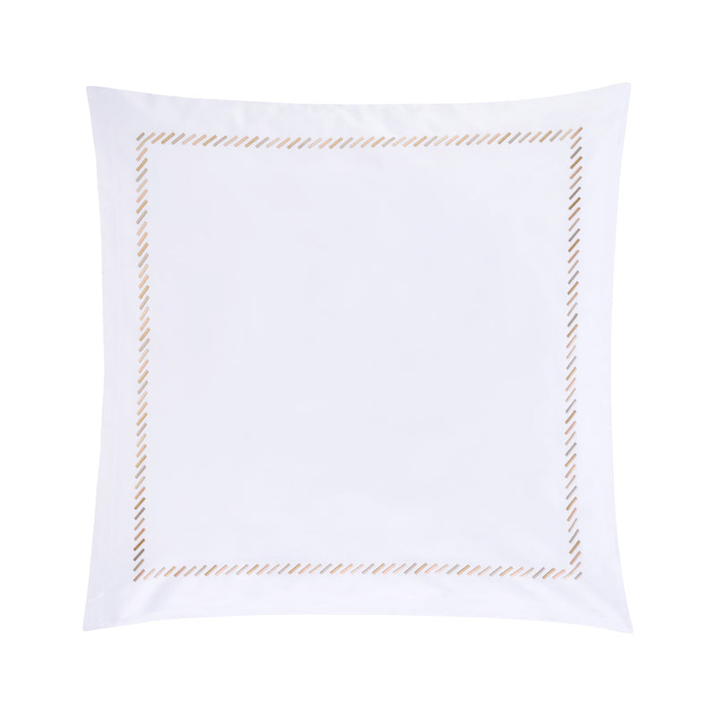 Satin-Bettwäsche Rayas – Gold