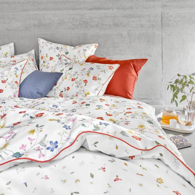 Satin Bettwäsche ELIN blanc