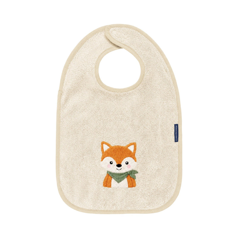 Fuchs: Lätzchen für Kinder in Microcotton-Qualität – Beige