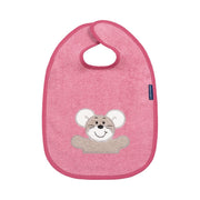 Maus: Lätzchen für Kinder aus Baumwolle – Rosa