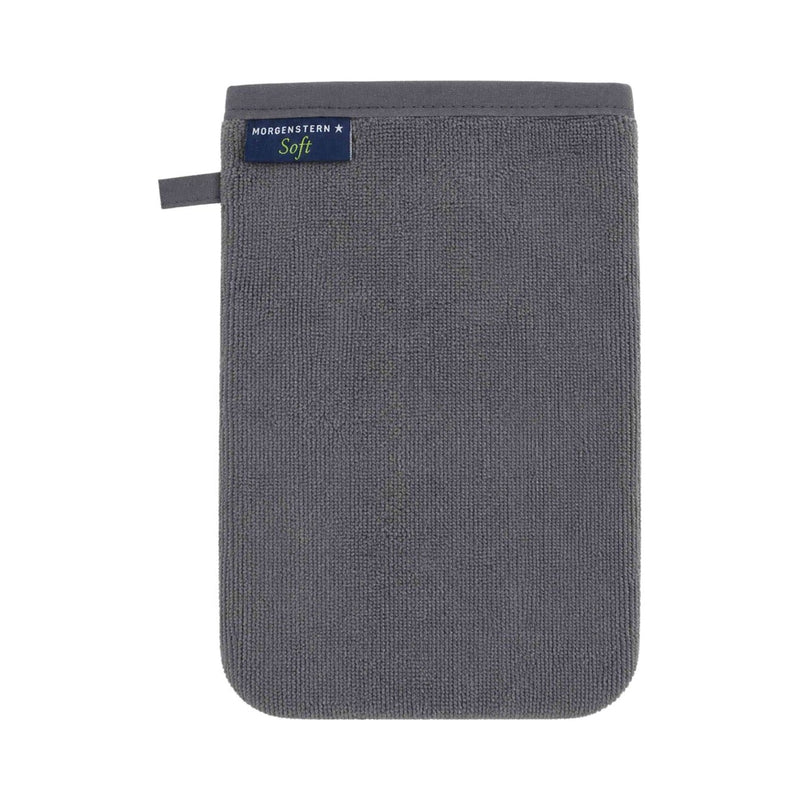 Waschbare Beauty Towels: Multifaser-Beauty Waschhandschuhe - Test "sehr gut" – Anthrazit