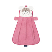 Maus: Funtowel für Kinder aus Baumwolle – Rosa