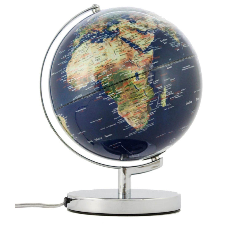 Tischglobus Terra Light, integrierte LED