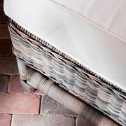 Outdoor Rustic Rattan Nicolas Wing Chair Footstool - Betten Ritter Living