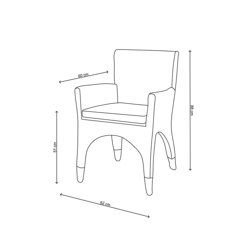 The Hamptons Dining Armchair - Betten Ritter Living