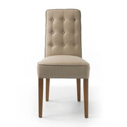 Cape Breton Dining Chair, linen, flax - Betten Ritter Living