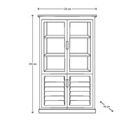 Pacifica Glass Cabinet - Betten Ritter Living