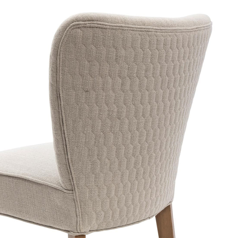 Louise Dining Chair, mouliné linen, fabulous flax - Betten Ritter Living
