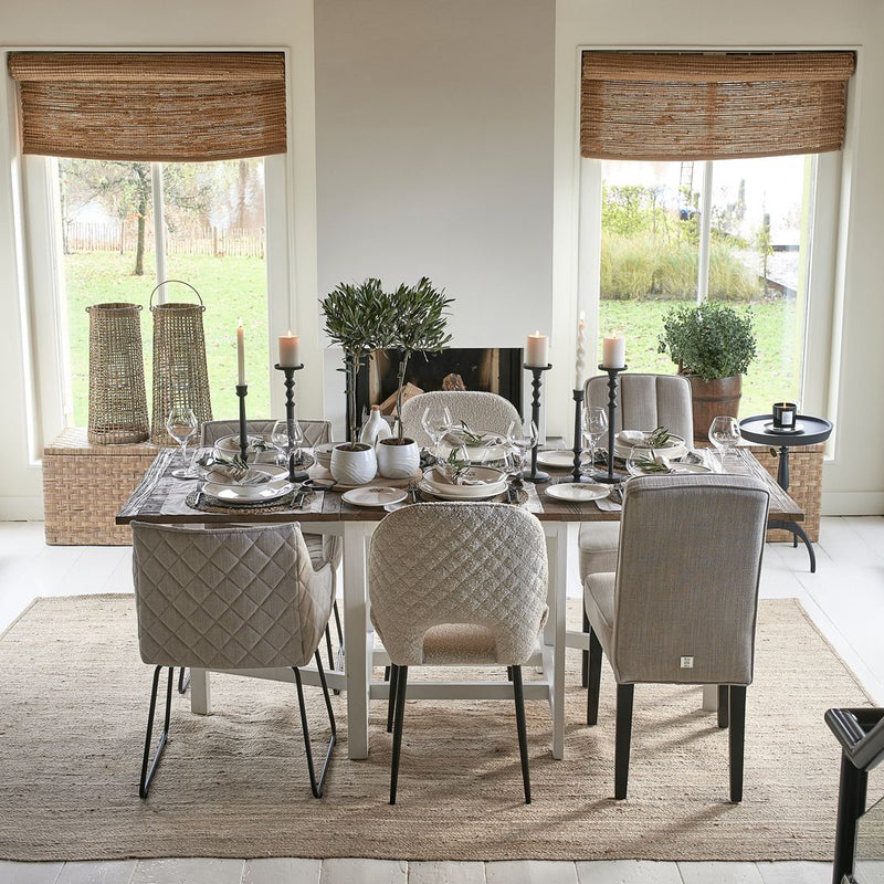 Frisco Drive Dining Armchair, mouliné linen, fabulous flax - Betten Ritter Living