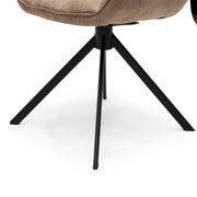 Carnaby Dining Armchair Turn Leg Pellini Camel - Betten Ritter Living